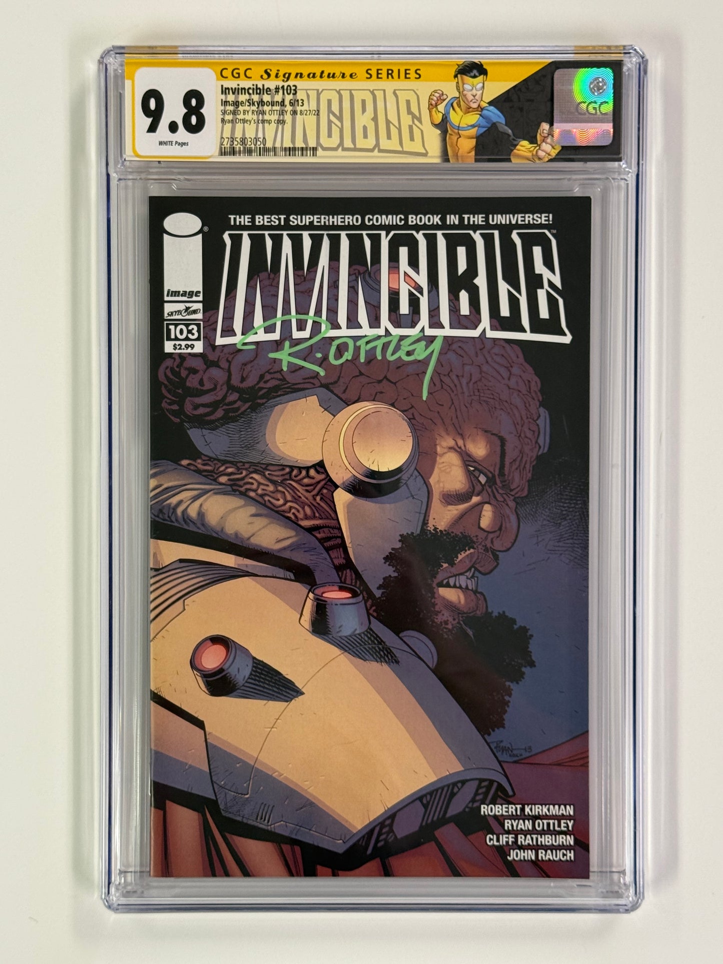 CGC 9.8 SIGNATURE SERIES INVINCIBLE 103