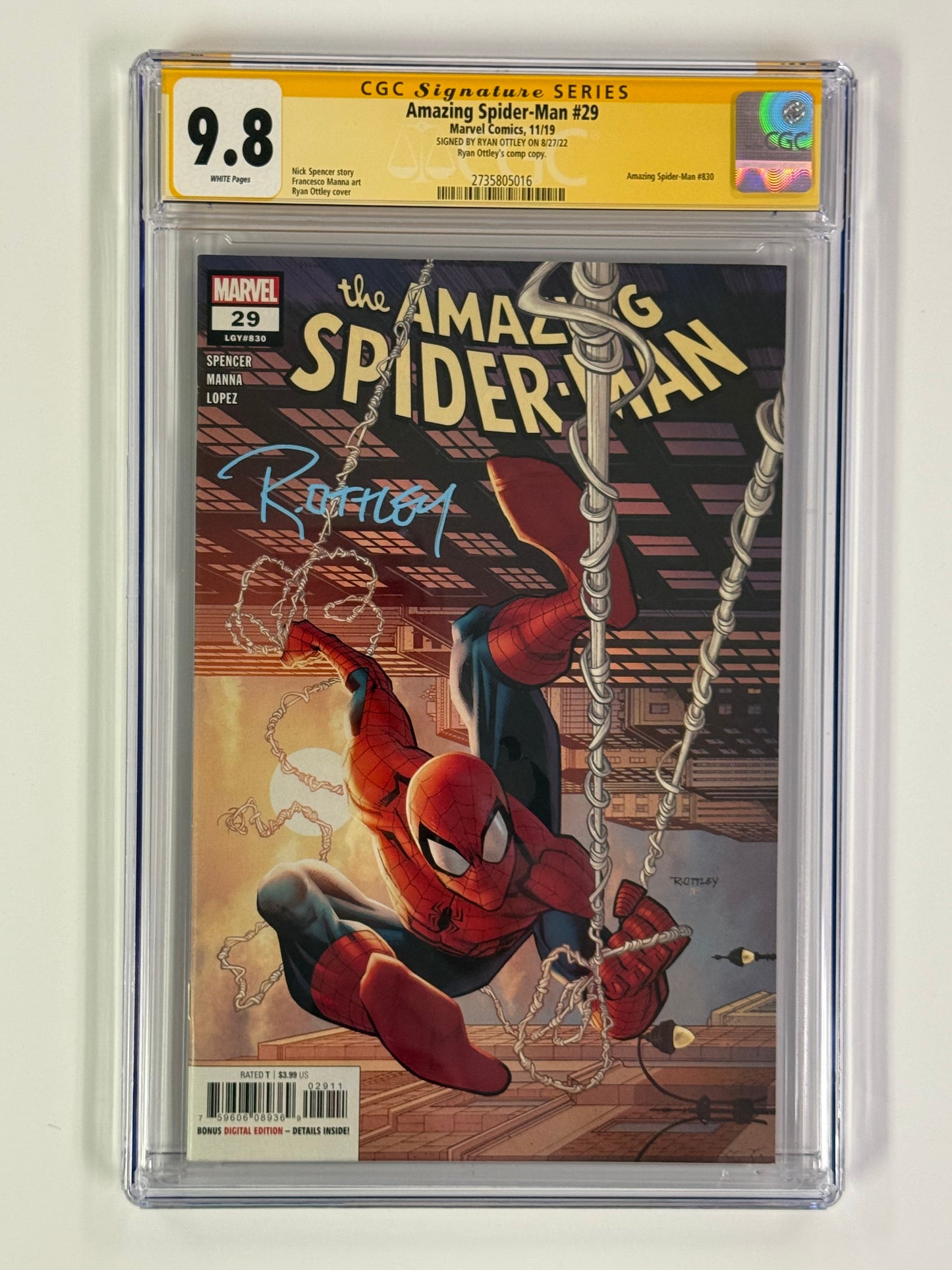 CGC SIGNATURE SERIES 9.8 - THE AMAZING SPIDER-MAN 29