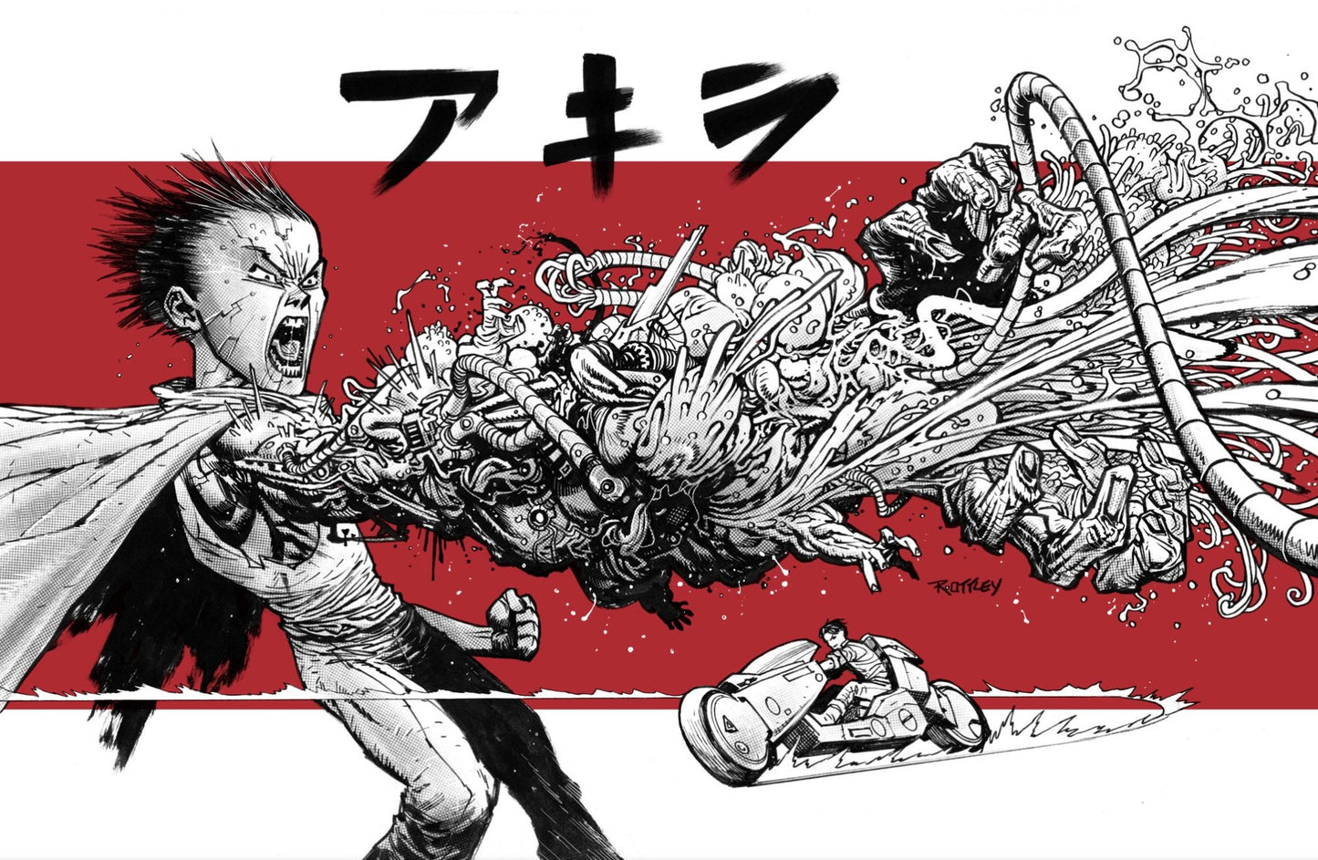 OTTLEY MANGA TRIBUTE AKIRA PRINT
