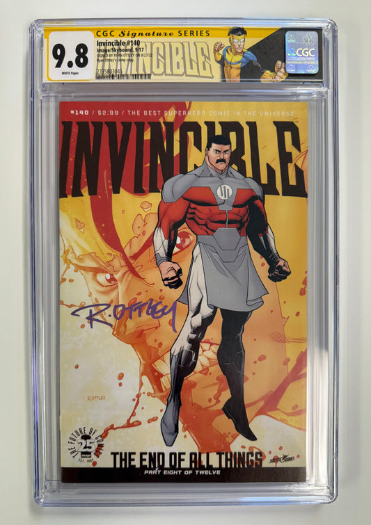 CGC 9.8 SIGNATURE SERIES INVINCIBLE ISSUE 140