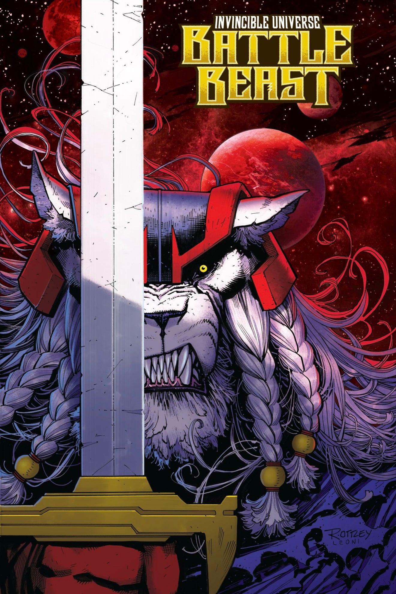 BATTLE BEAST CLOSE-UP PRINT