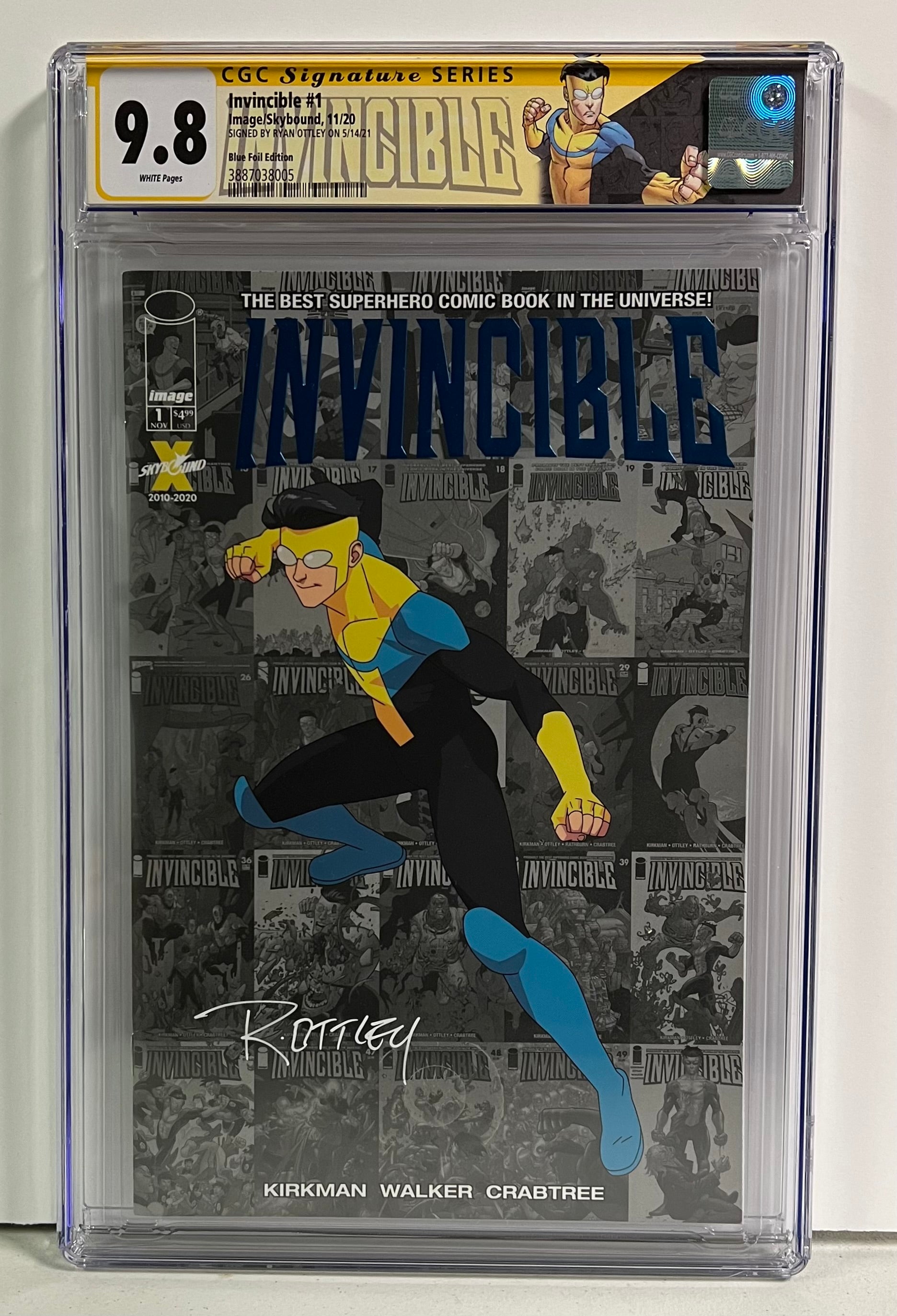 Invincible #46 cgc store 9.8 1st Drop Kick & Fightmaster, Kirkman, Ottley