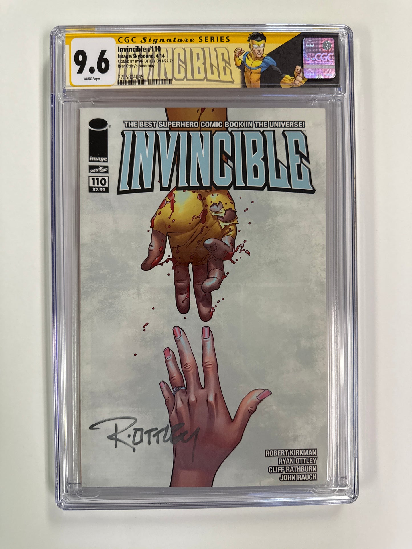 CGC 9.6 SIGNATURE SERIES INVINCIBLE 110
