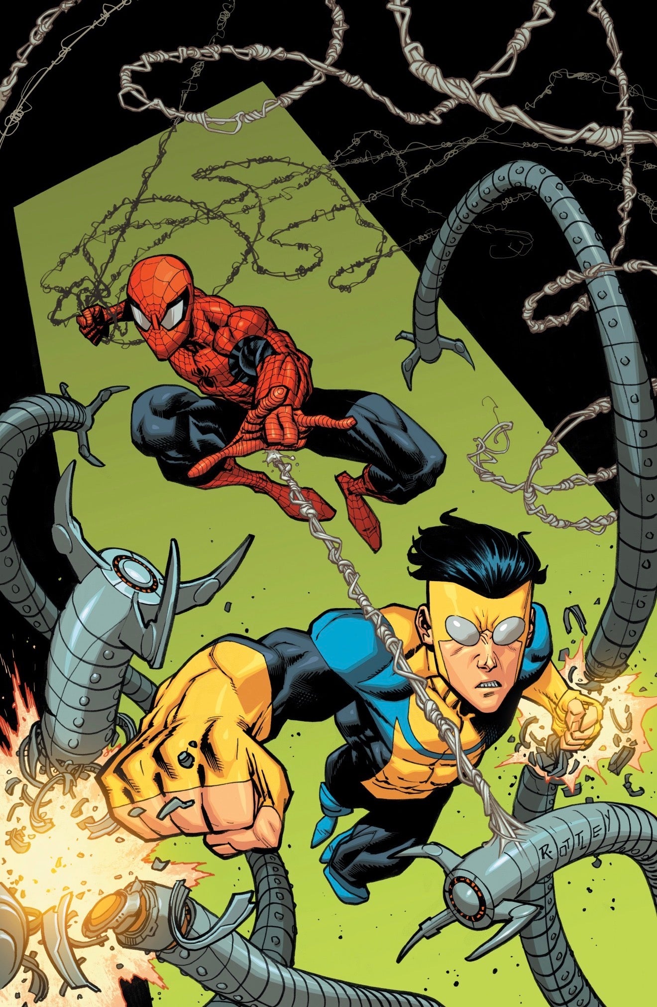 SPIDER-MAN MEETS INVINCIBLE PRINT