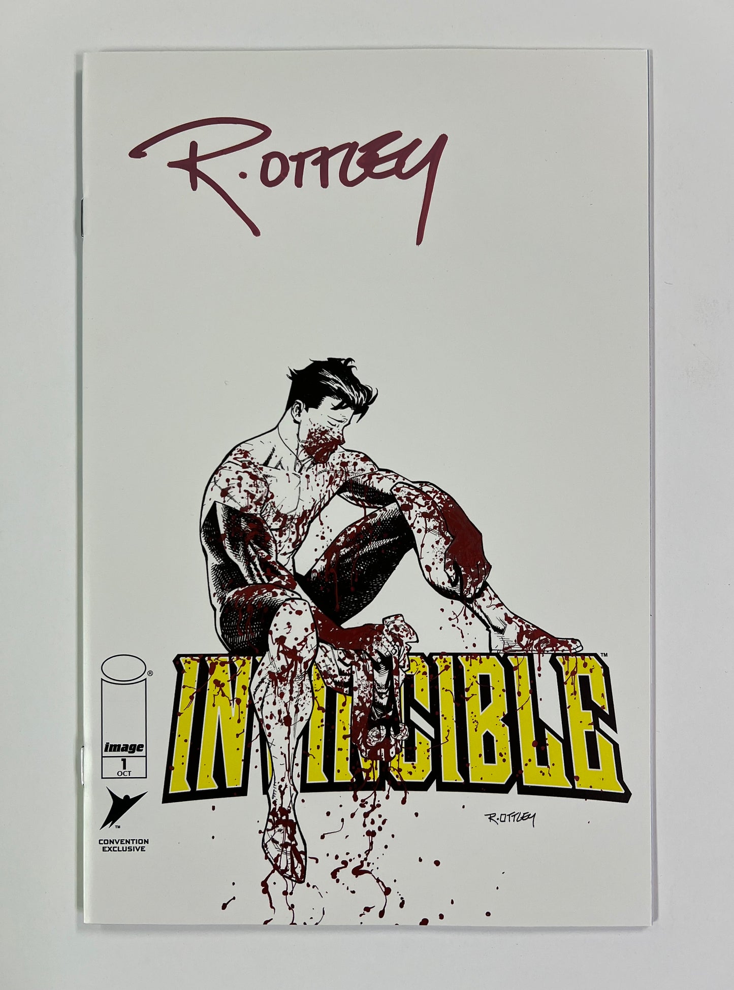 INVINCIBLE ISSUE 1 EXCLUSIVE OTTLEY VARIANT - BLOODY FOIL
