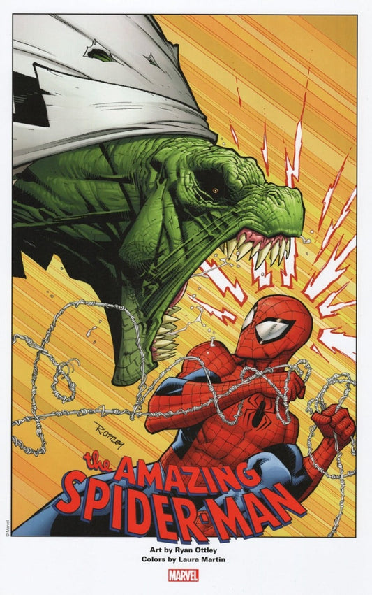 THE AMAZING SPIDER-MAN AND LIZARD PRINT