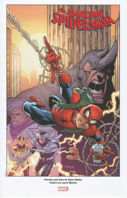 THE AMAZING SPIDER-MAN AND RHINO PRINT