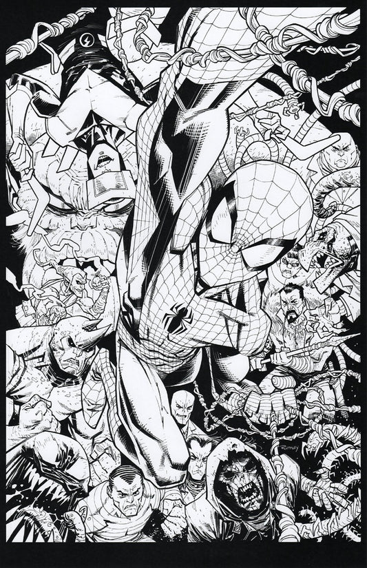 THE AMAZING SPIDER-MAN BLACK & WHITE EXCLUSIVE PRINT