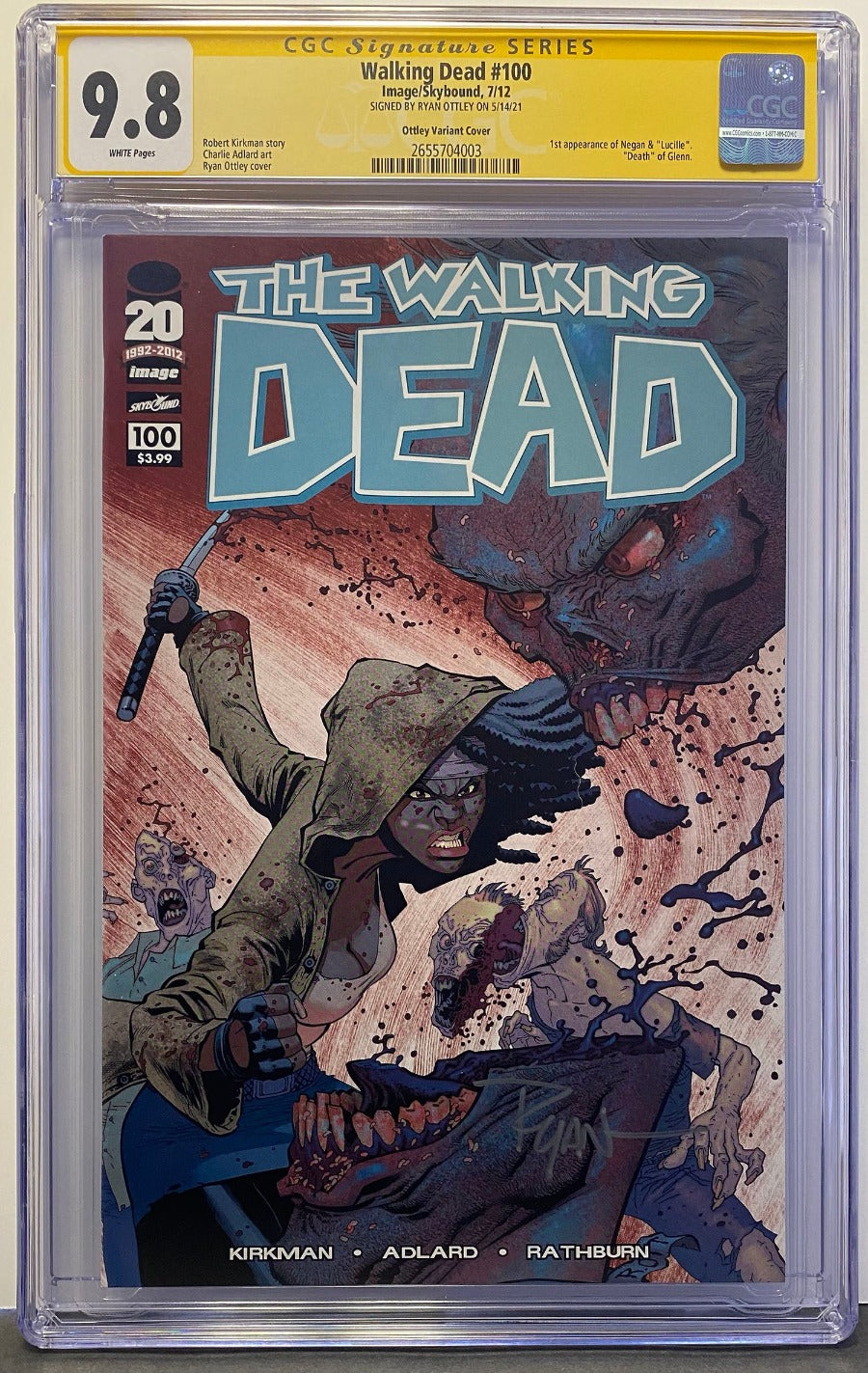CGC SIGNATURE SERIES 9.8 - THE WALKING DEAD OTTLEY VARIANT